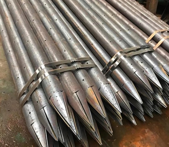 大庆普通钢花管边坡支护